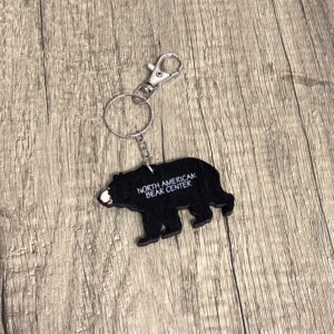 Wooden Bear Keychain